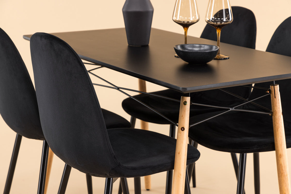 Danburi Matbord med Polar Stolarna – MDF