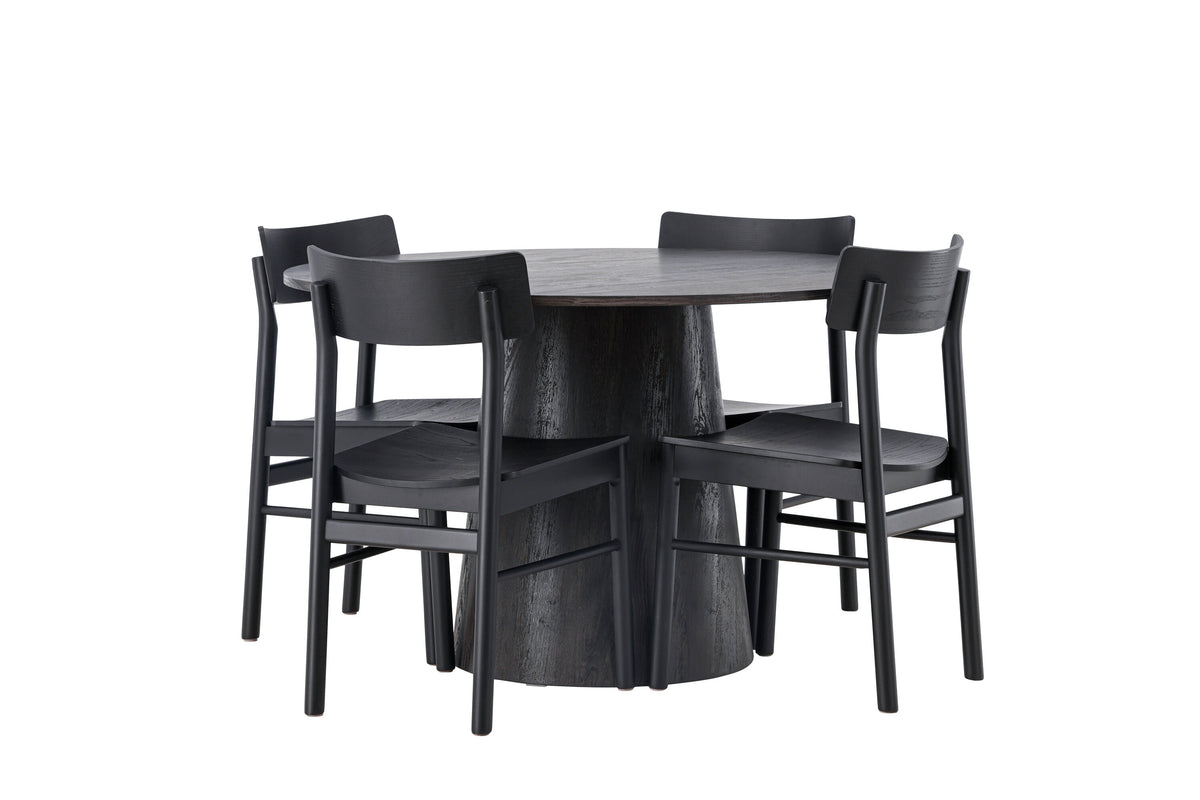 Lanzo Matbord med Montros Stolarna