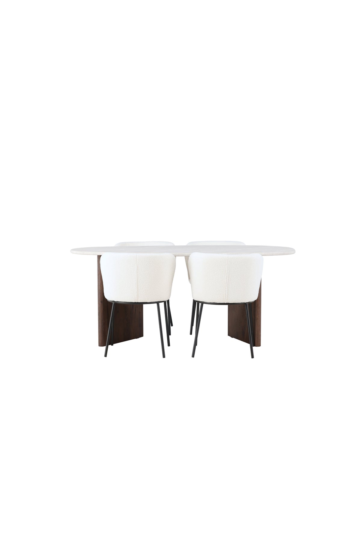 Grönvik Matbord med Edina Stolarna – Bord: 75x180x90 Stol: 56x76x55