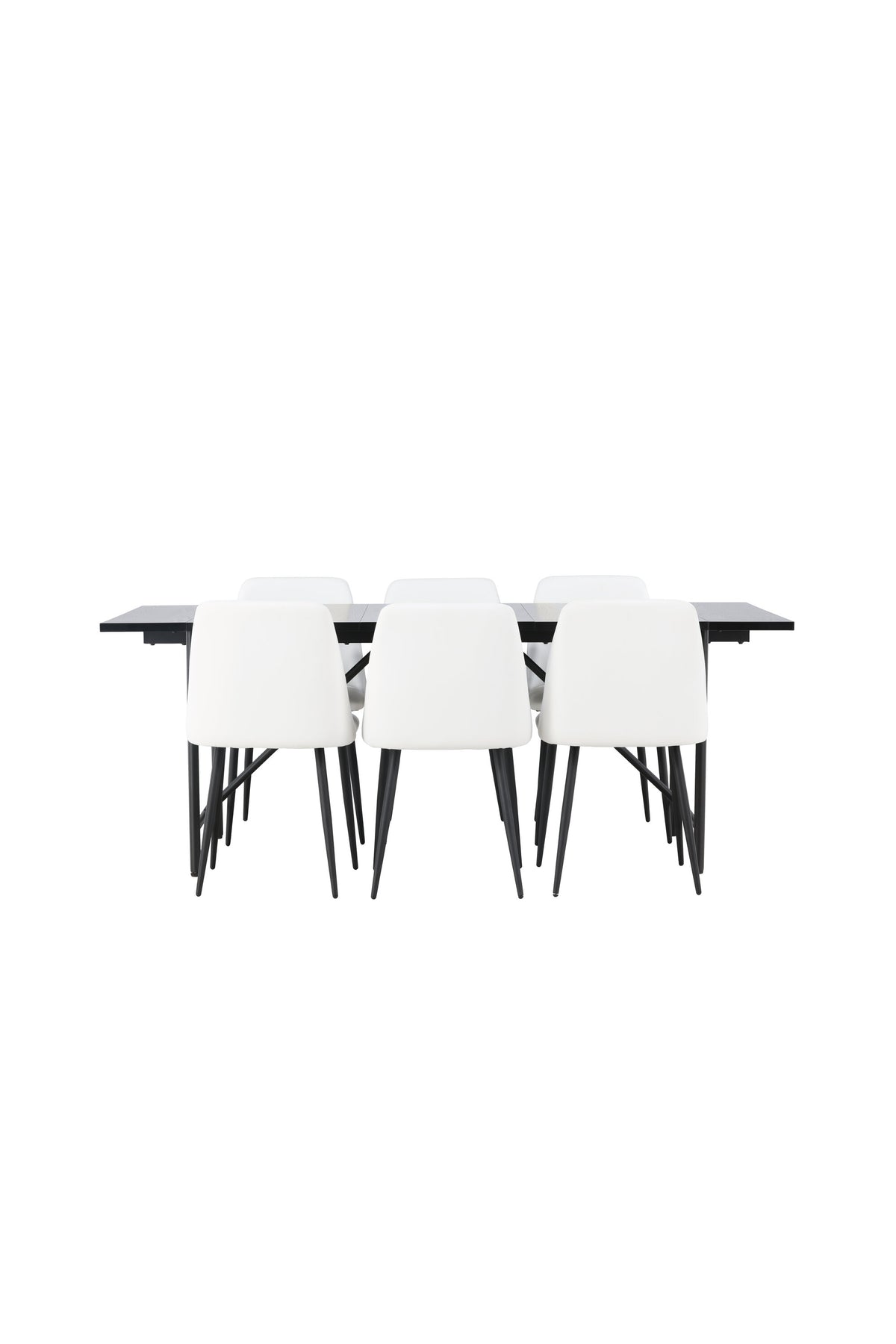 Astrid Matbord med Night Stolarna – Bord: 75x200x90 Stol: 56x87x49