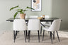 Astrid Matbord med Night Stolarna – Bord: 75x200x90 Stol: 56x87x49