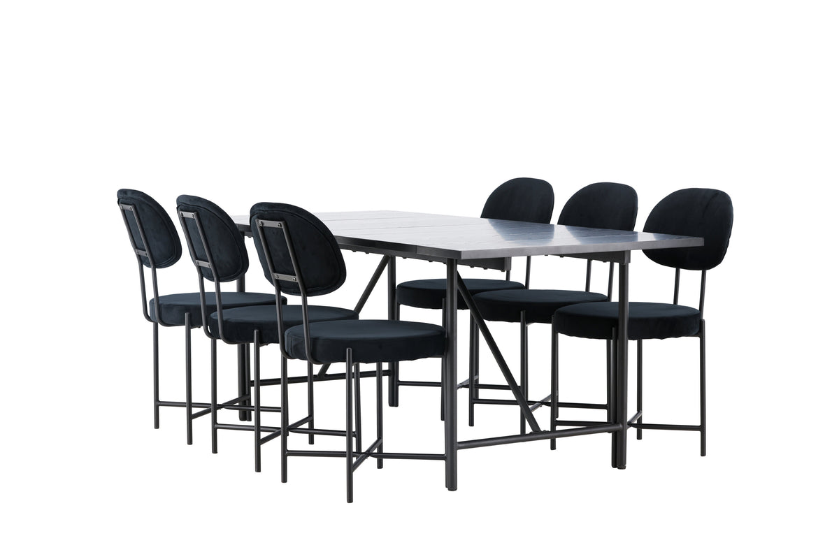 Astrid Matbord med Stella Stolarna