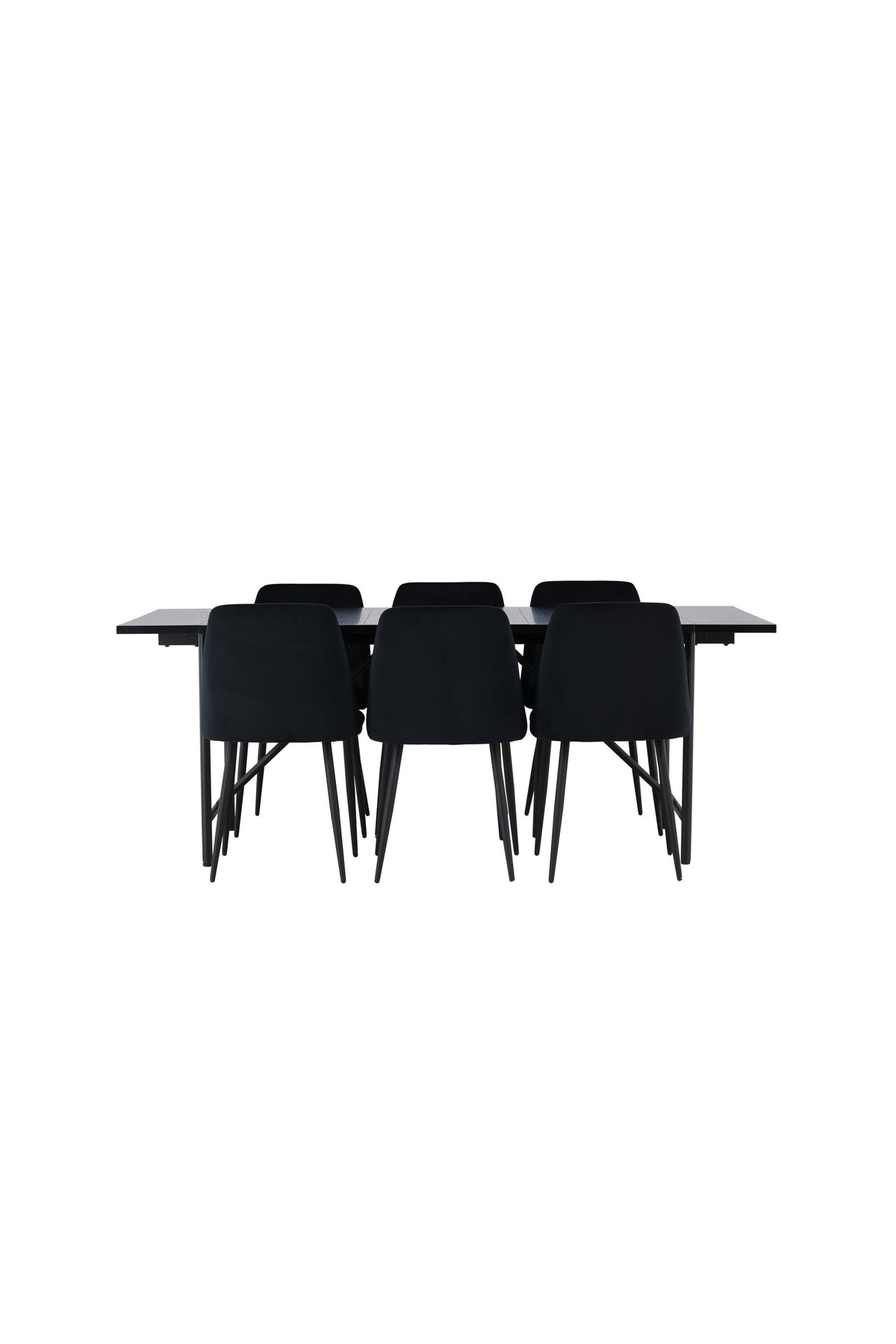 Astrid Matbord med Night Stolarna – Bord: 75x200x90 Stol: 56x87x49