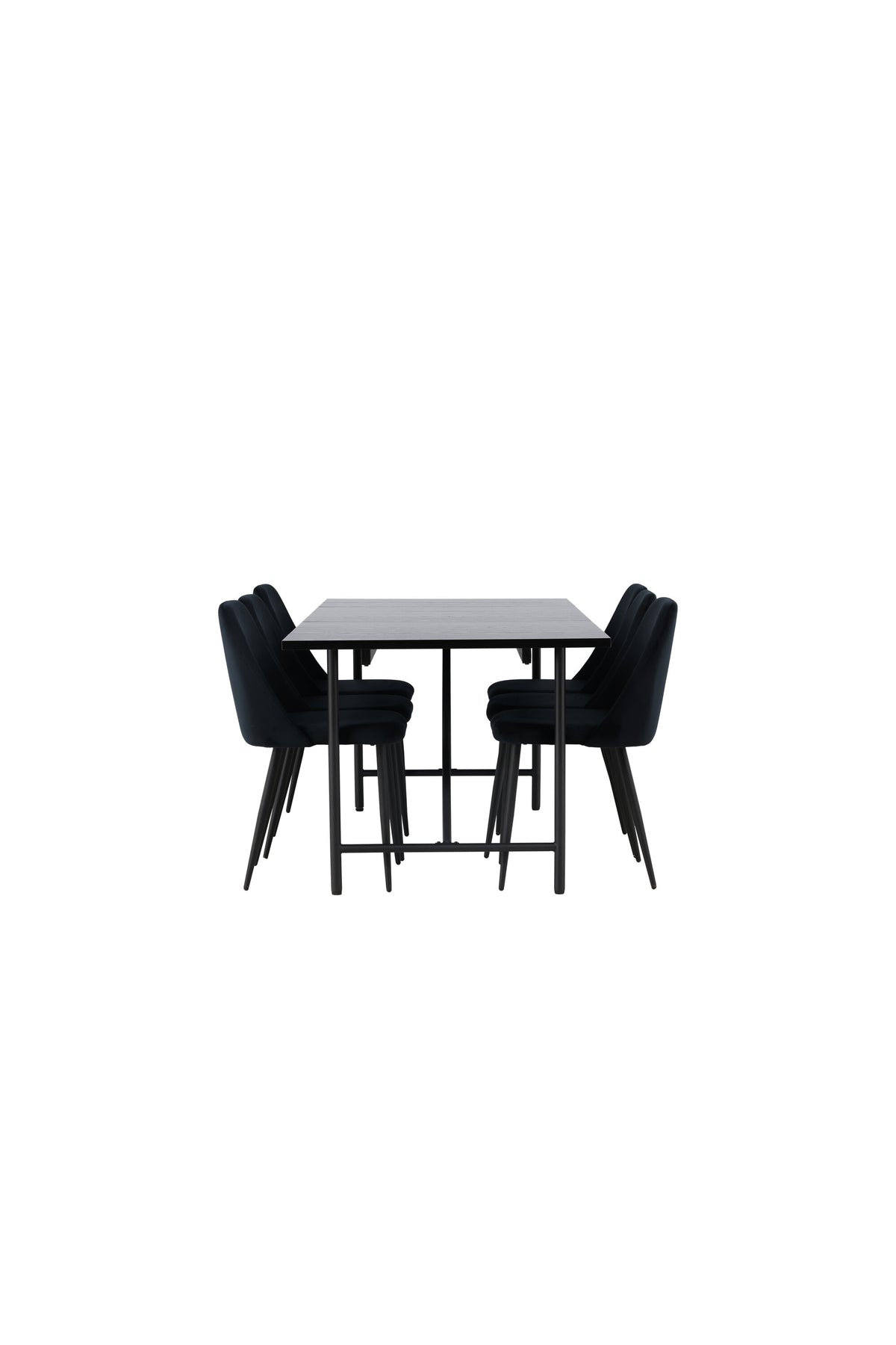 Astrid Matbord med Night Stolarna – Bord: 75x200x90 Stol: 56x87x49