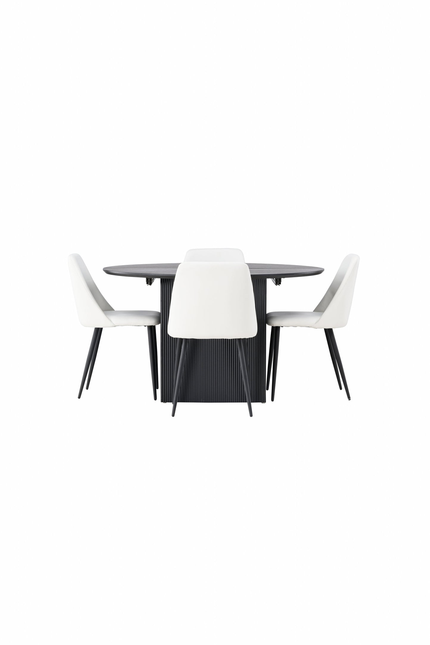 Matilda Matbord med Night Stolarna – Bord: ⌀130 Stol: 56x87x49