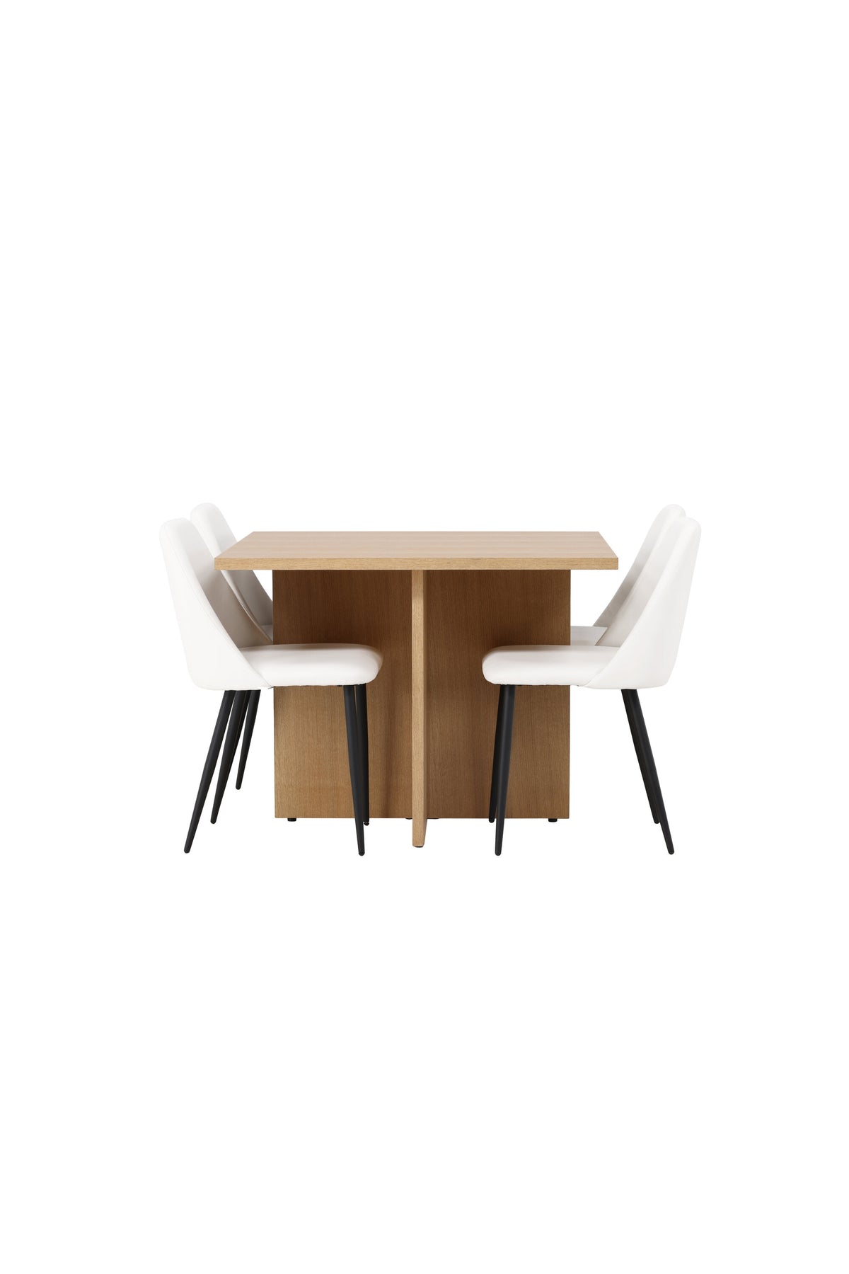 Leo Matbord med Night Stolarna – Bord: 75x100x100 Stol: 56x87x49