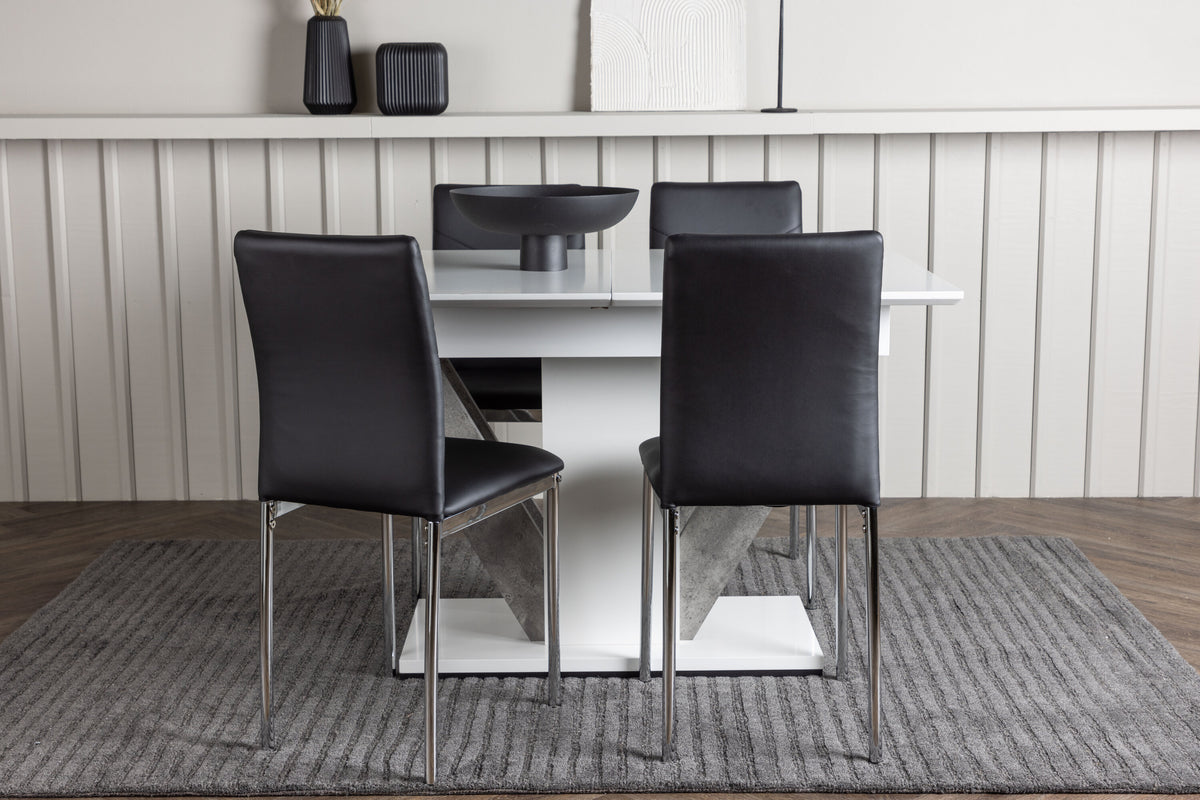 Disa Matbord med Lily Stolarna