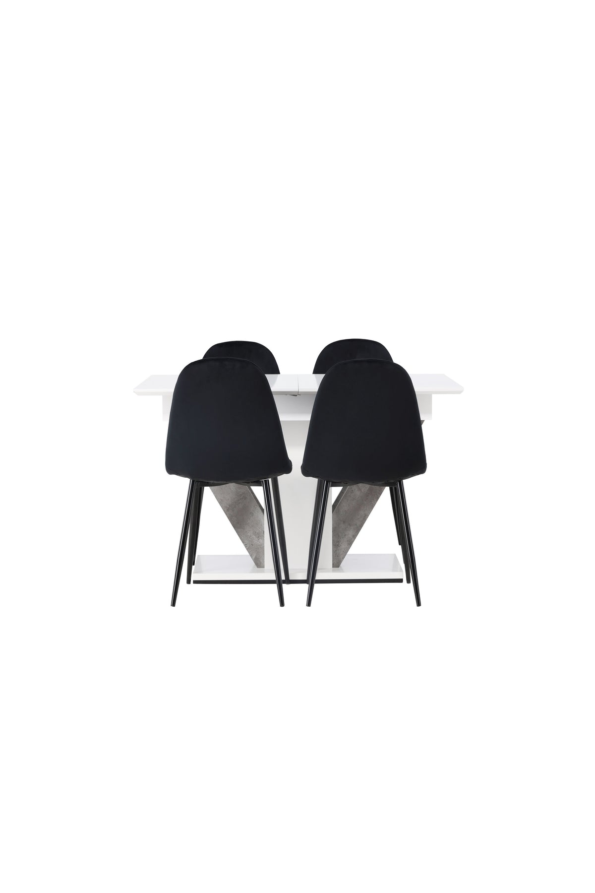 Disa Matbord med Polar Stolarna – Bord: 76x120x80 Stol: 53,3x88x44