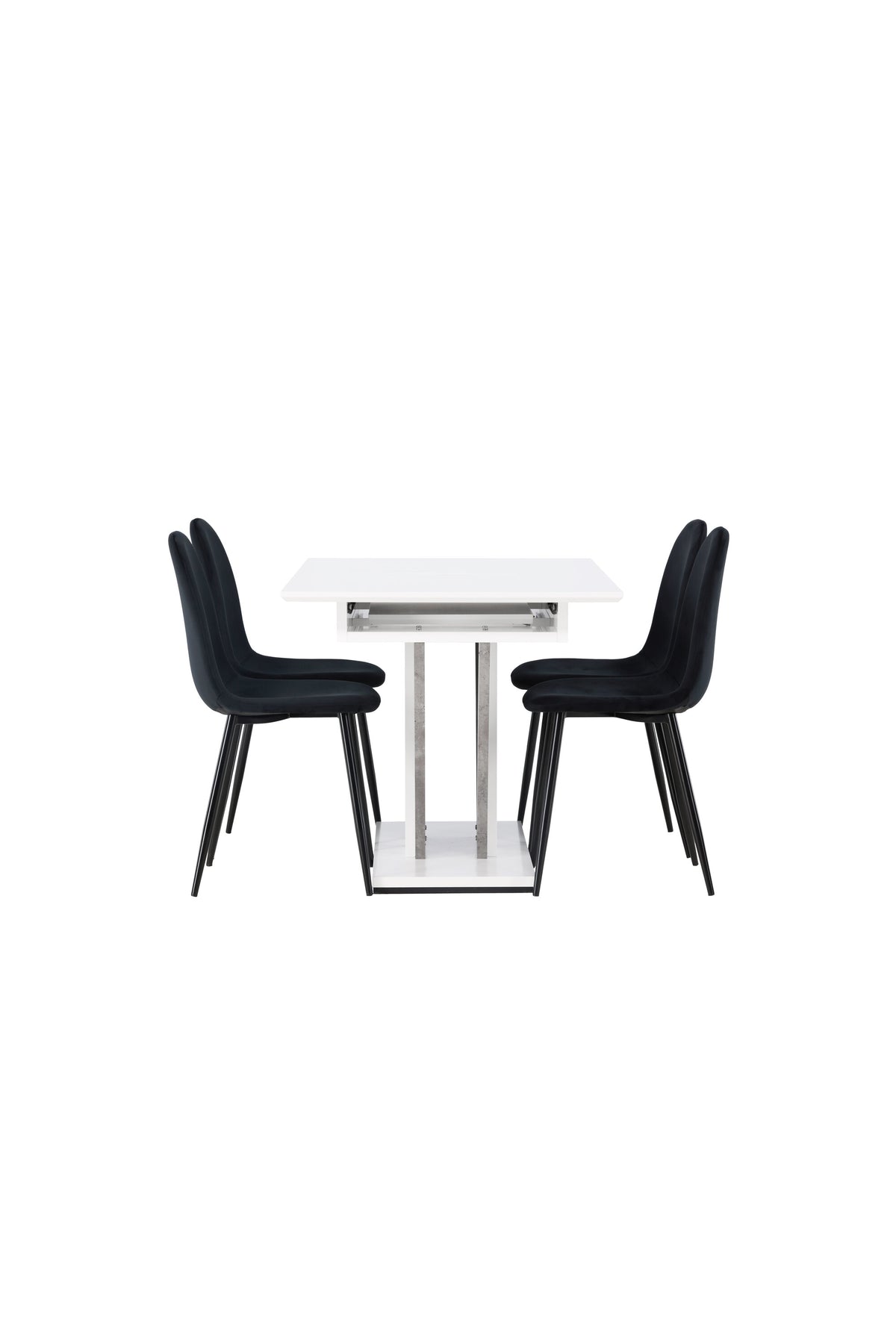 Disa Matbord med Polar Stolarna – Bord: 76x120x80 Stol: 53,3x88x44