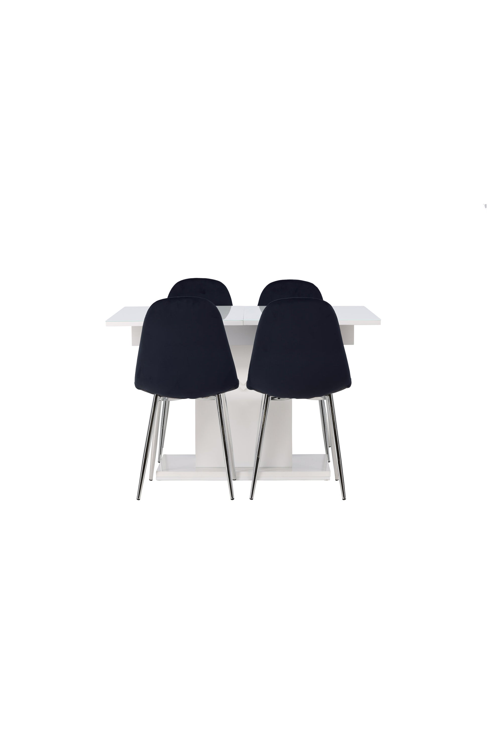 Pluto Matbord med Polar Stolarna – Bord: 76x120x90 Stol: 52x90x45