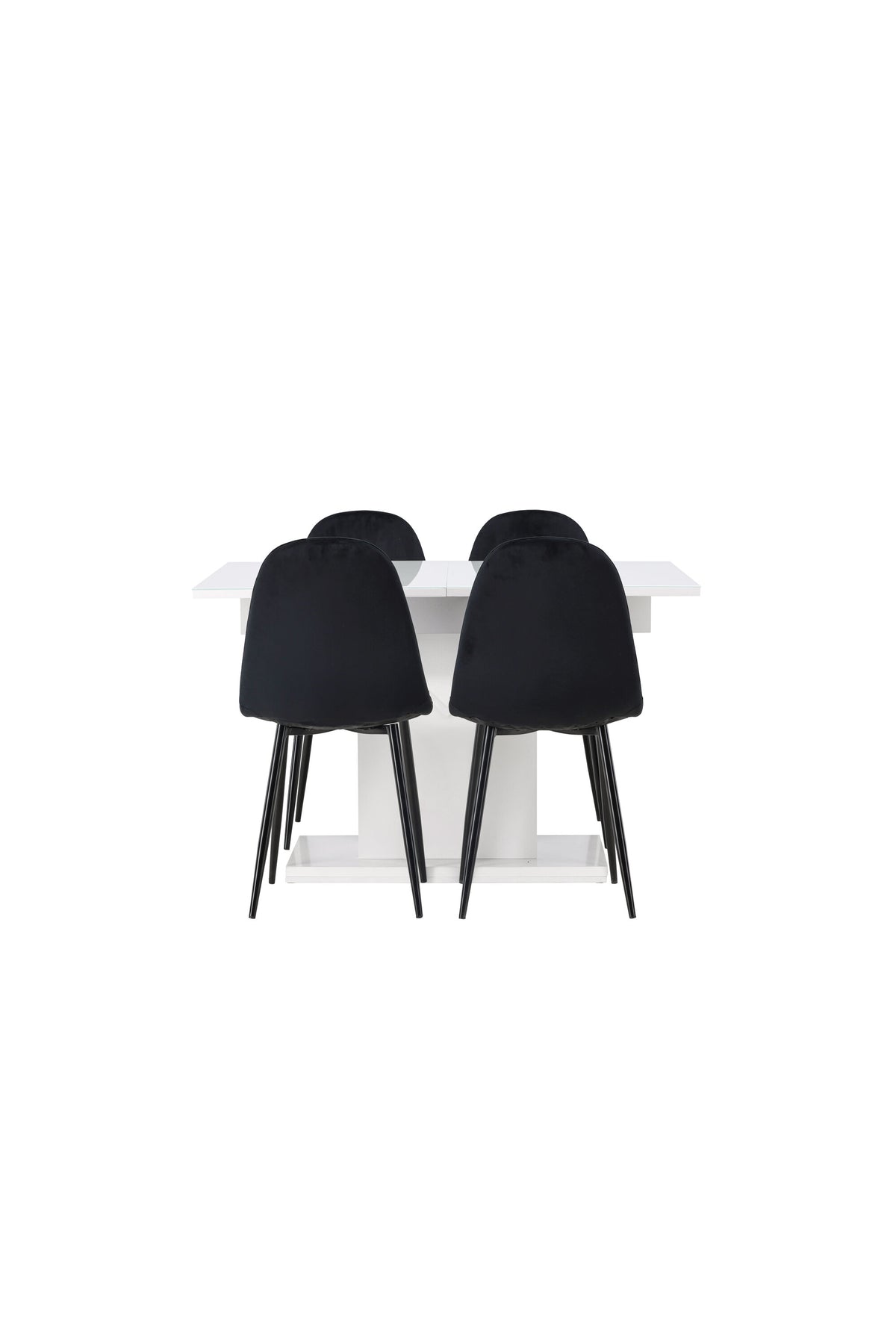 Pluto Matbord med Polar Stolarna – Bord: 76x120x90 Stol: 53,3x88x44