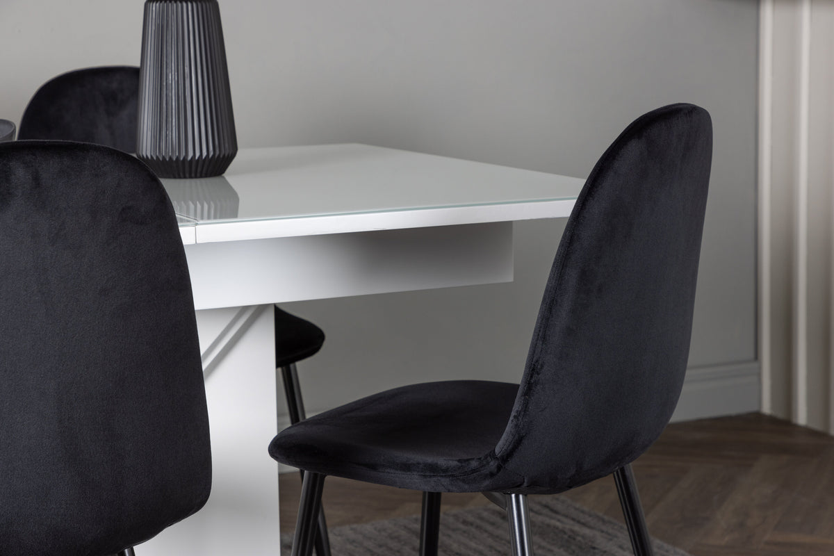 Pluto Matbord med Polar Stolarna – Bord: 76x120x90 Stol: 53,3x88x44