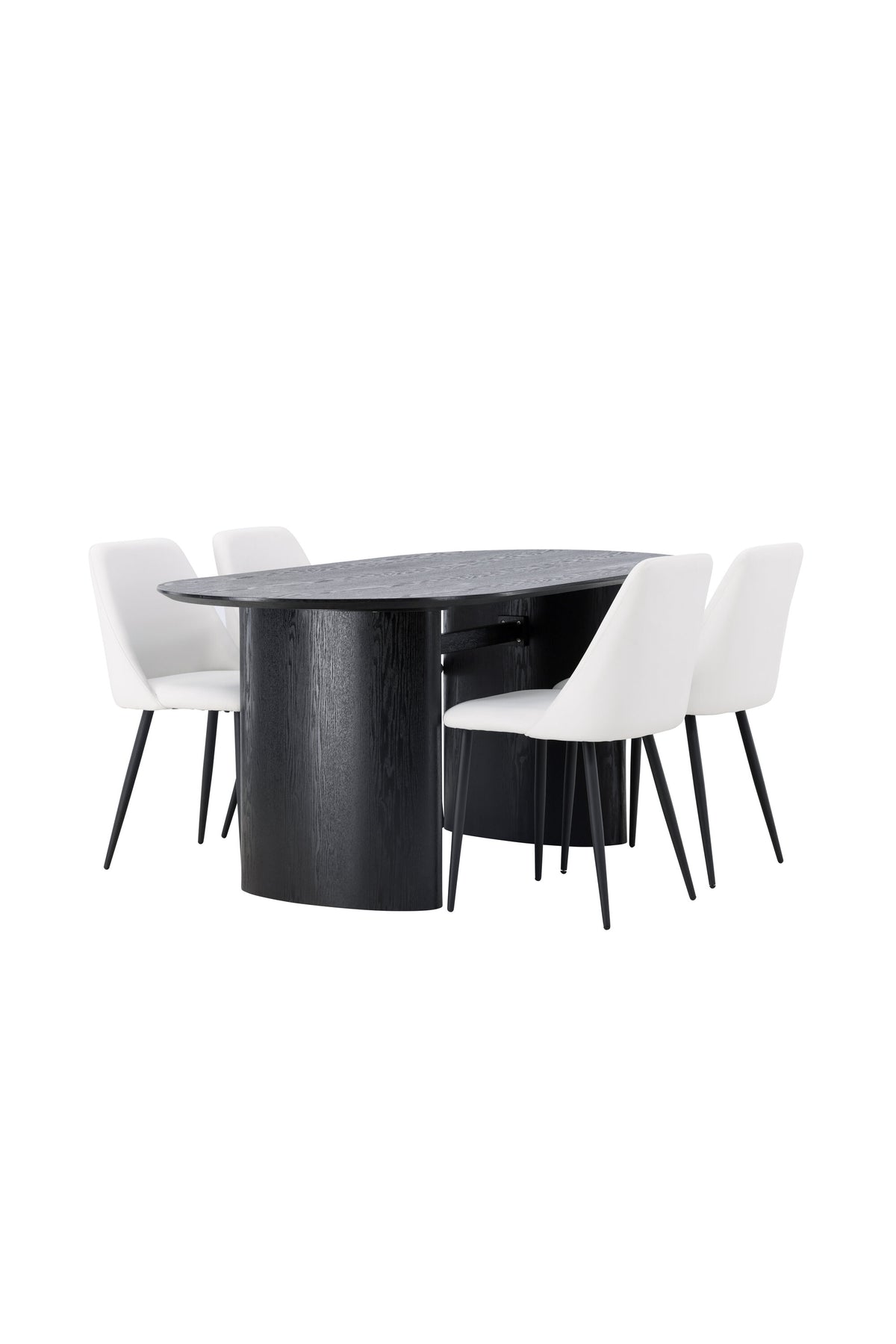 Isolde Matbord med Night Stolarna – Bord: 75x180x90 Stol: 56x87x49