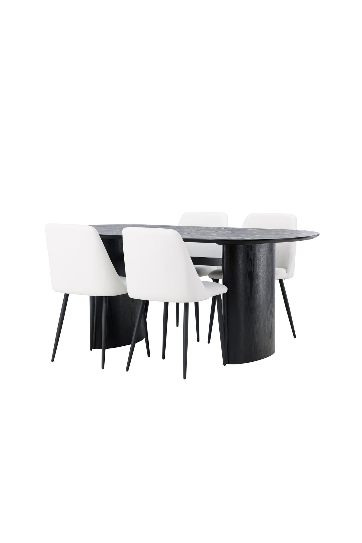 Isolde Matbord med Night Stolarna – Bord: 75x180x90 Stol: 56x87x49