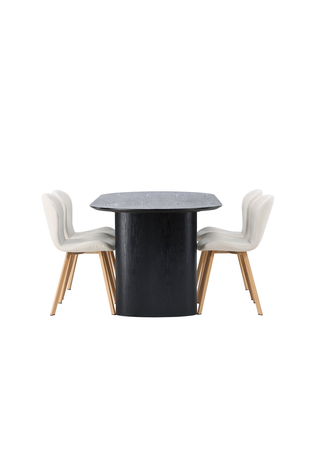 Isolde Matbord med Lilja Stolarna – Bord: 75x180x90 Stol: 50x80x48