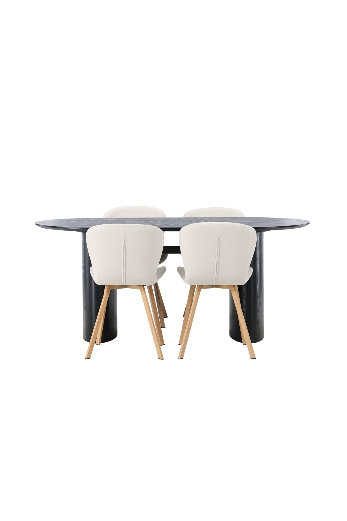 Isolde Matbord med Lilja Stolarna – Bord: 75x180x90 Stol: 50x80x48