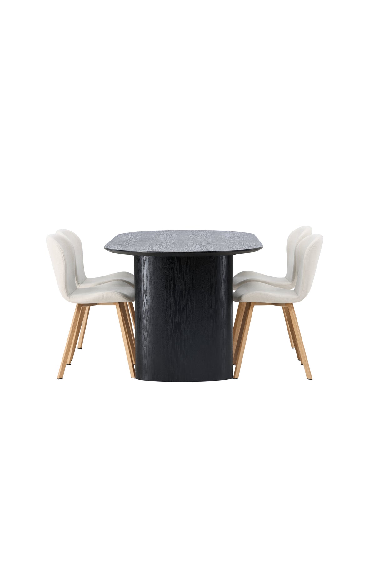 Isolde Matbord med Lilja Stolarna – Bord: 75x180x90 Stol: 50x80x48