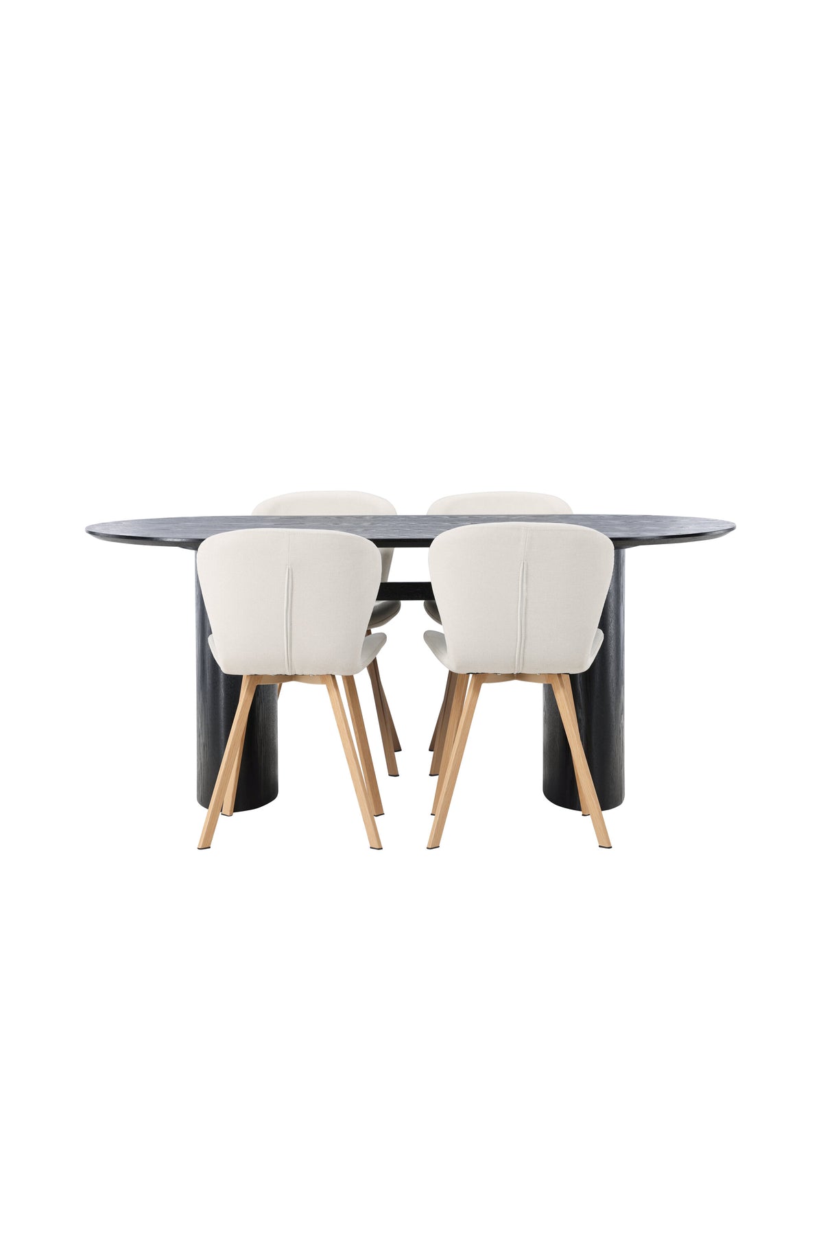 Isolde Matbord med Lilja Stolarna – Bord: 75x180x90 Stol: 50x80x48