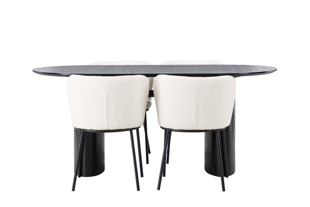 Isolde Matbord med Edina Stolarna