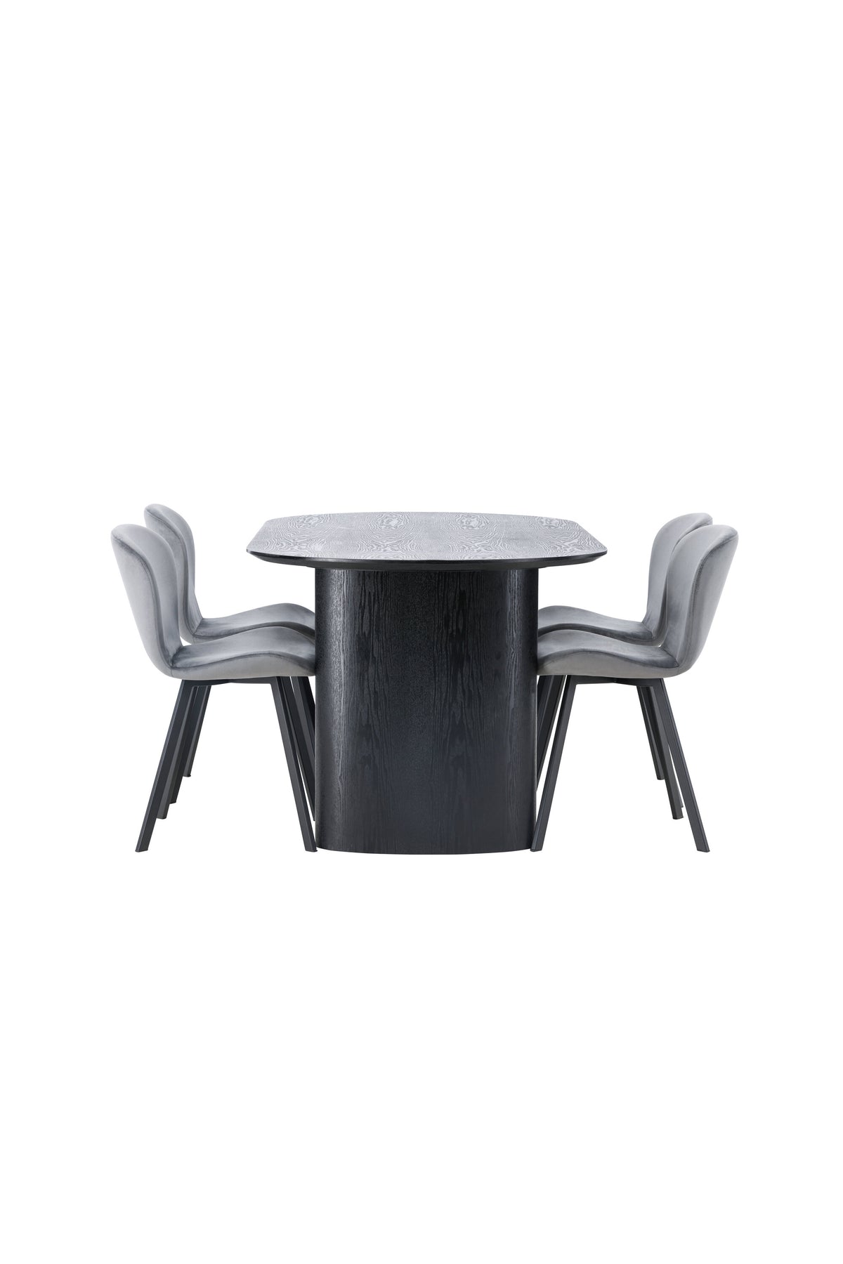 Isolde Matbord med Lilja Stolarna – Bord: 75x180x90 Stol: 50x80x48
