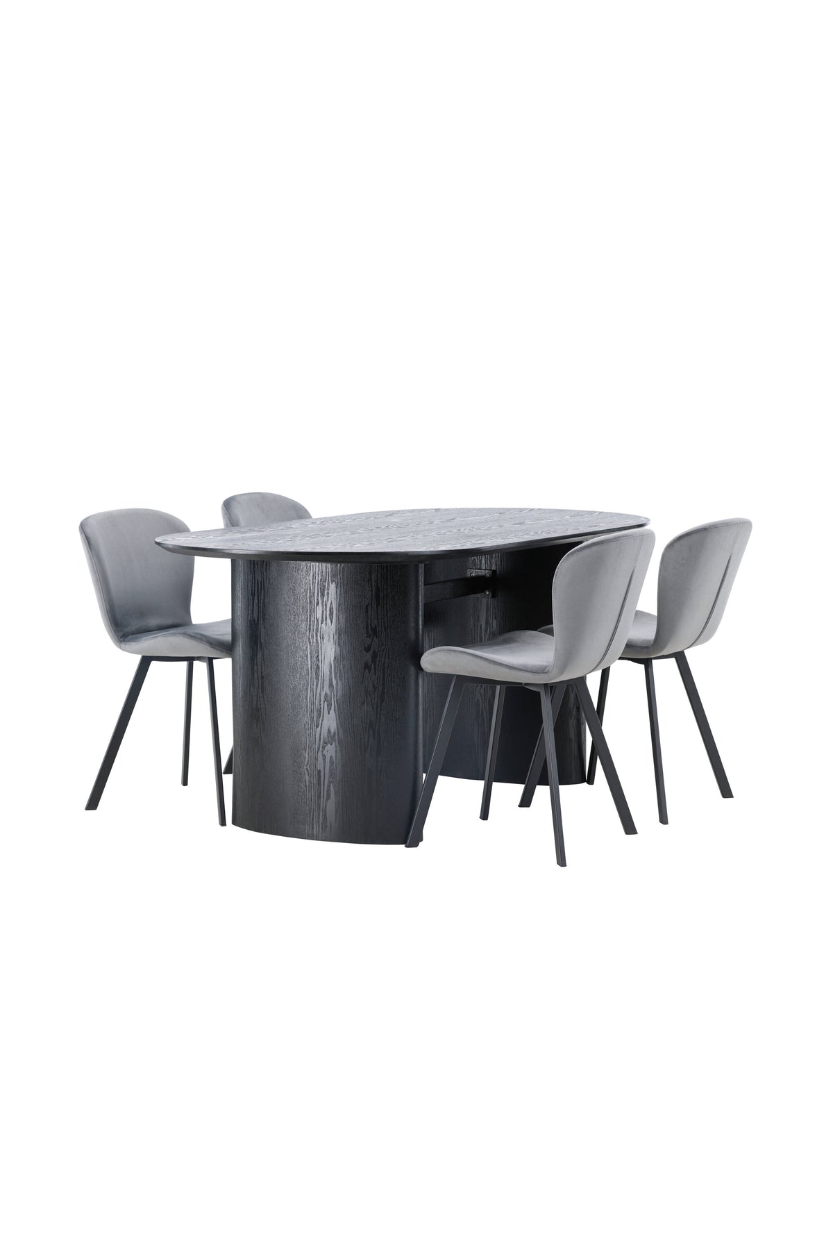 Isolde Matbord med Lilja Stolarna – Bord: 75x180x90 Stol: 50x80x48