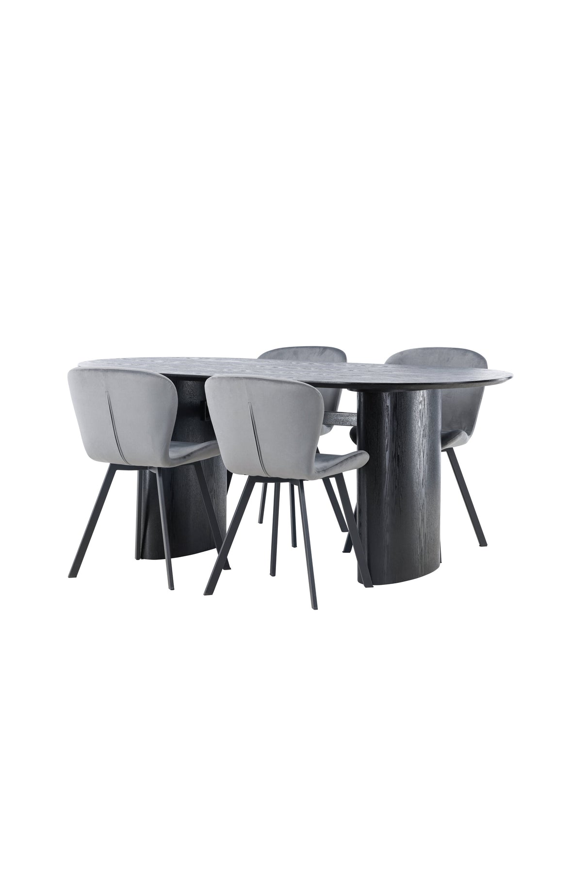 Isolde Matbord med Lilja Stolarna – Bord: 75x180x90 Stol: 50x80x48