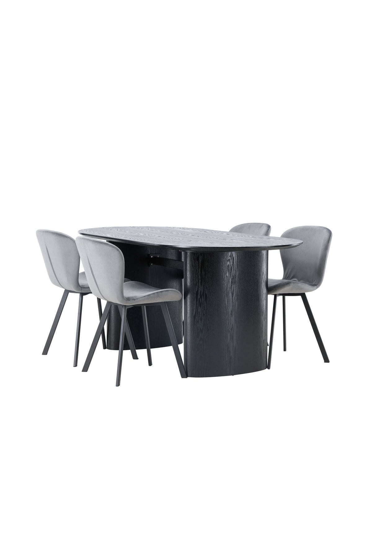 Isolde Matbord med Lilja Stolarna – Bord: 75x180x90 Stol: 50x80x48