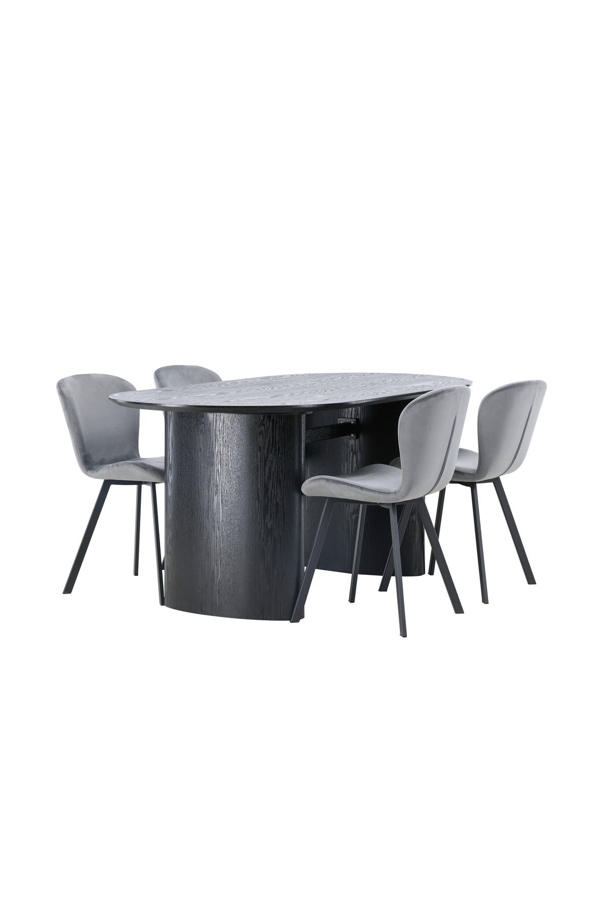 Isolde Matbord med Lilja Stolarna – Bord: 75x180x90 Stol: 50x80x48