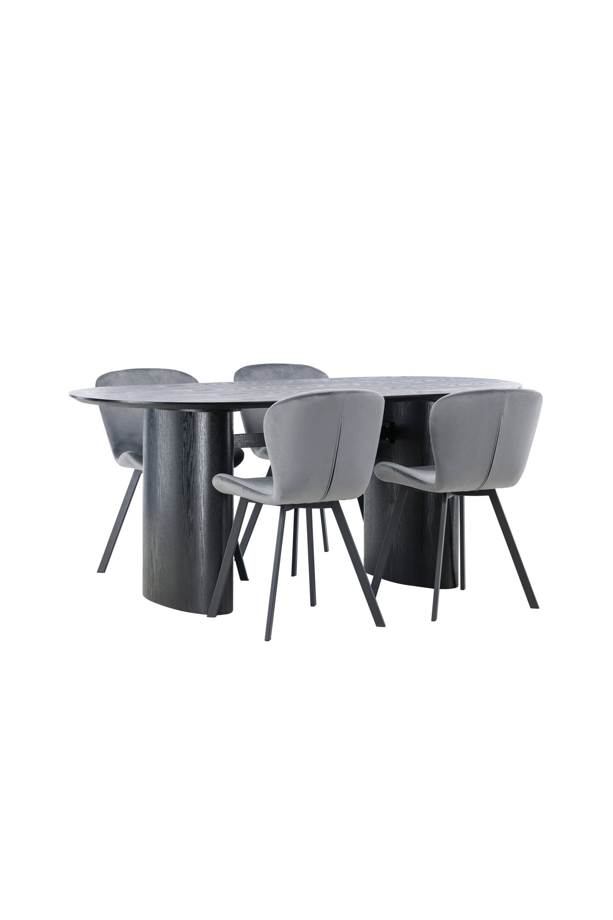 Isolde Matbord med Lilja Stolarna – Bord: 75x180x90 Stol: 50x80x48