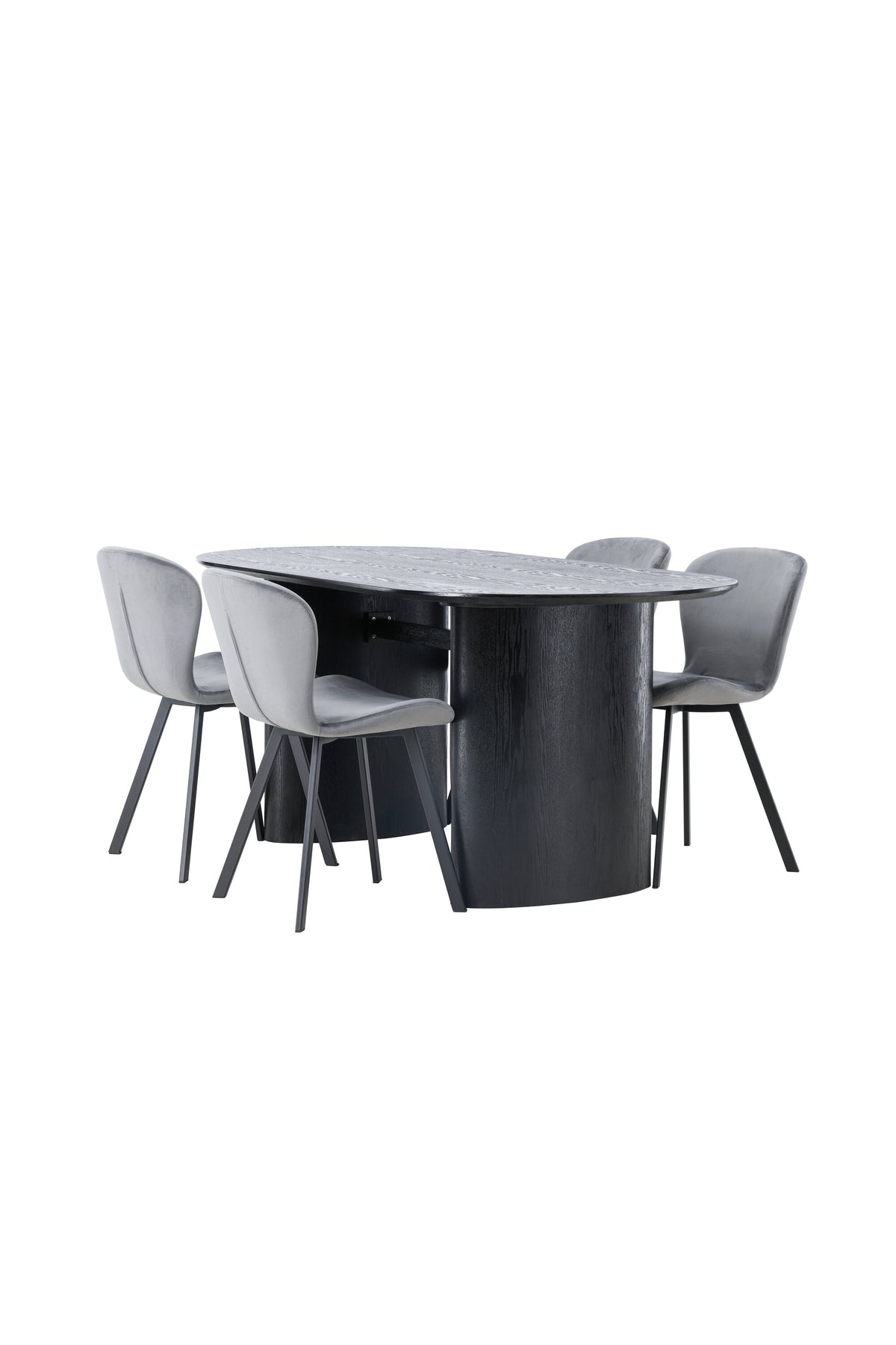 Isolde Matbord med Lilja Stolarna – Bord: 75x180x90 Stol: 50x80x48