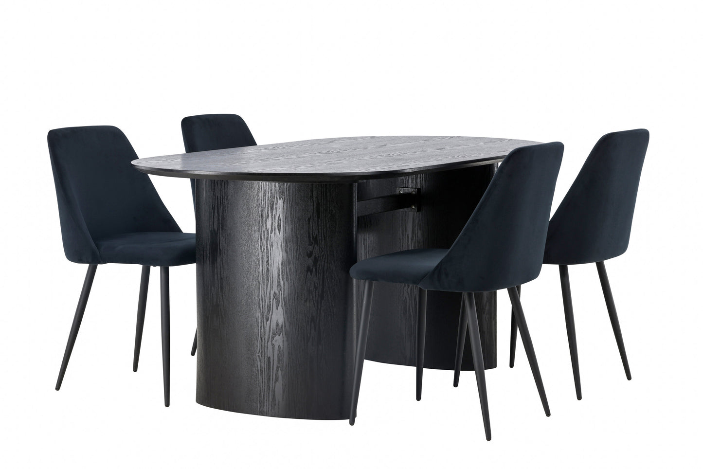 Isolde Matbord med Night Stolarna – Bord: 75x180x90 Stol: 56x87x49