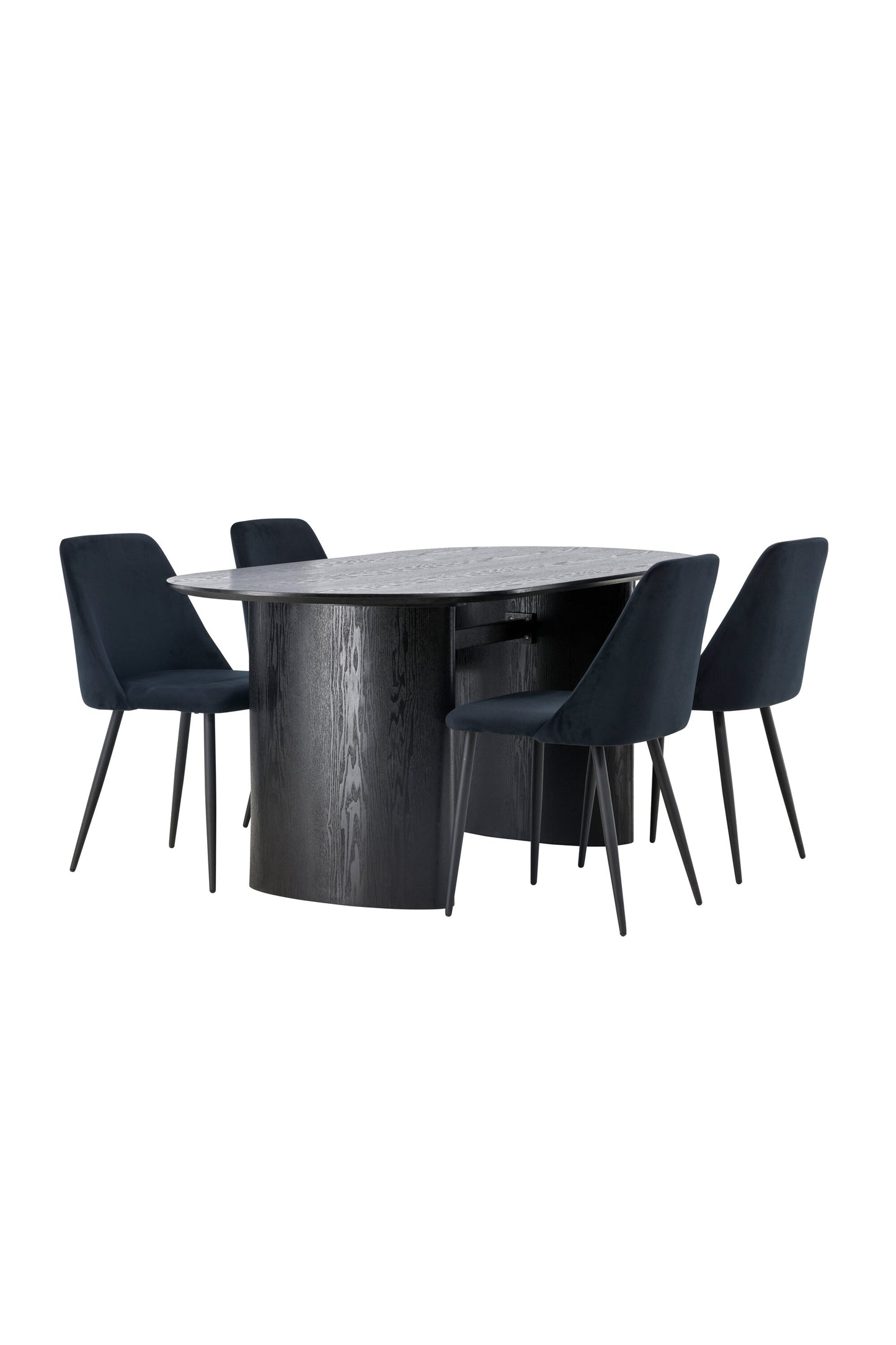Isolde Matbord med Night Stolarna – Bord: 75x180x90 Stol: 56x87x49