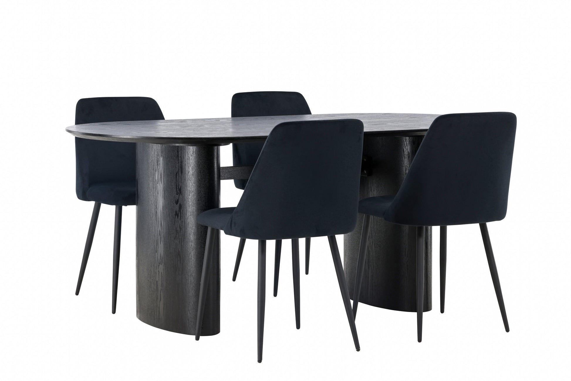 Isolde Matbord med Night Stolarna – Bord: 75x180x90 Stol: 56x87x49