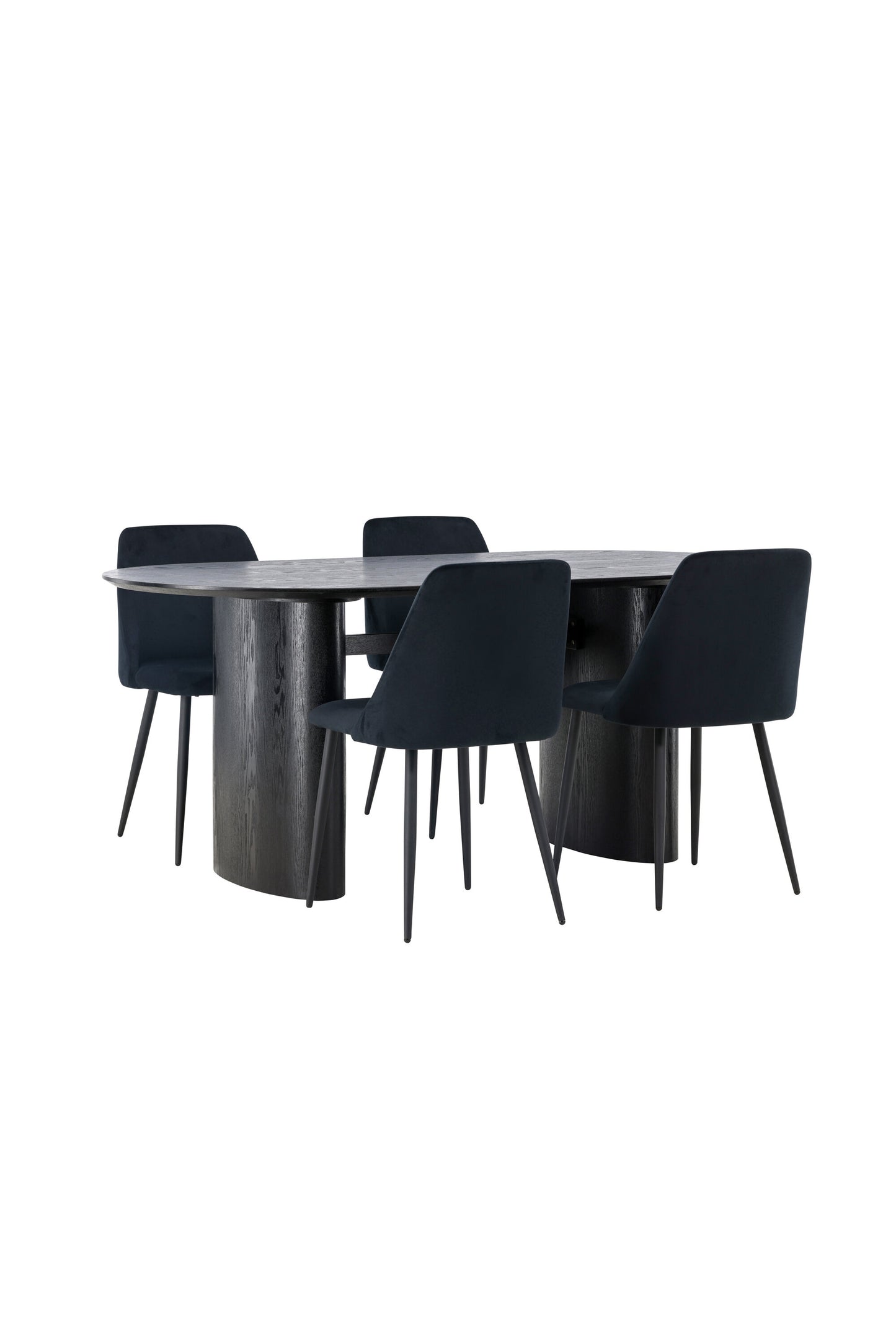 Isolde Matbord med Night Stolarna – Bord: 75x180x90 Stol: 56x87x49