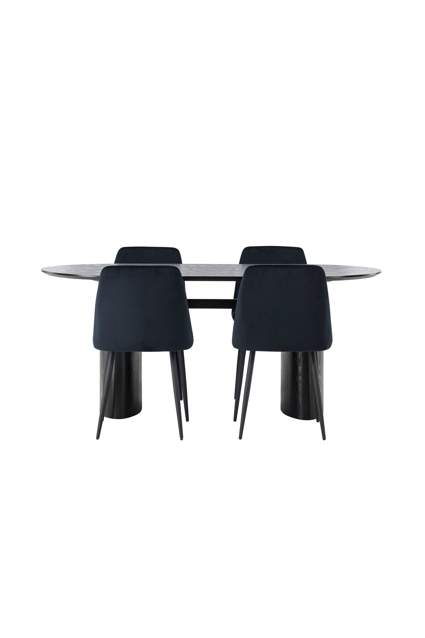 Isolde Matbord med Night Stolarna – Bord: 75x180x90 Stol: 56x87x49
