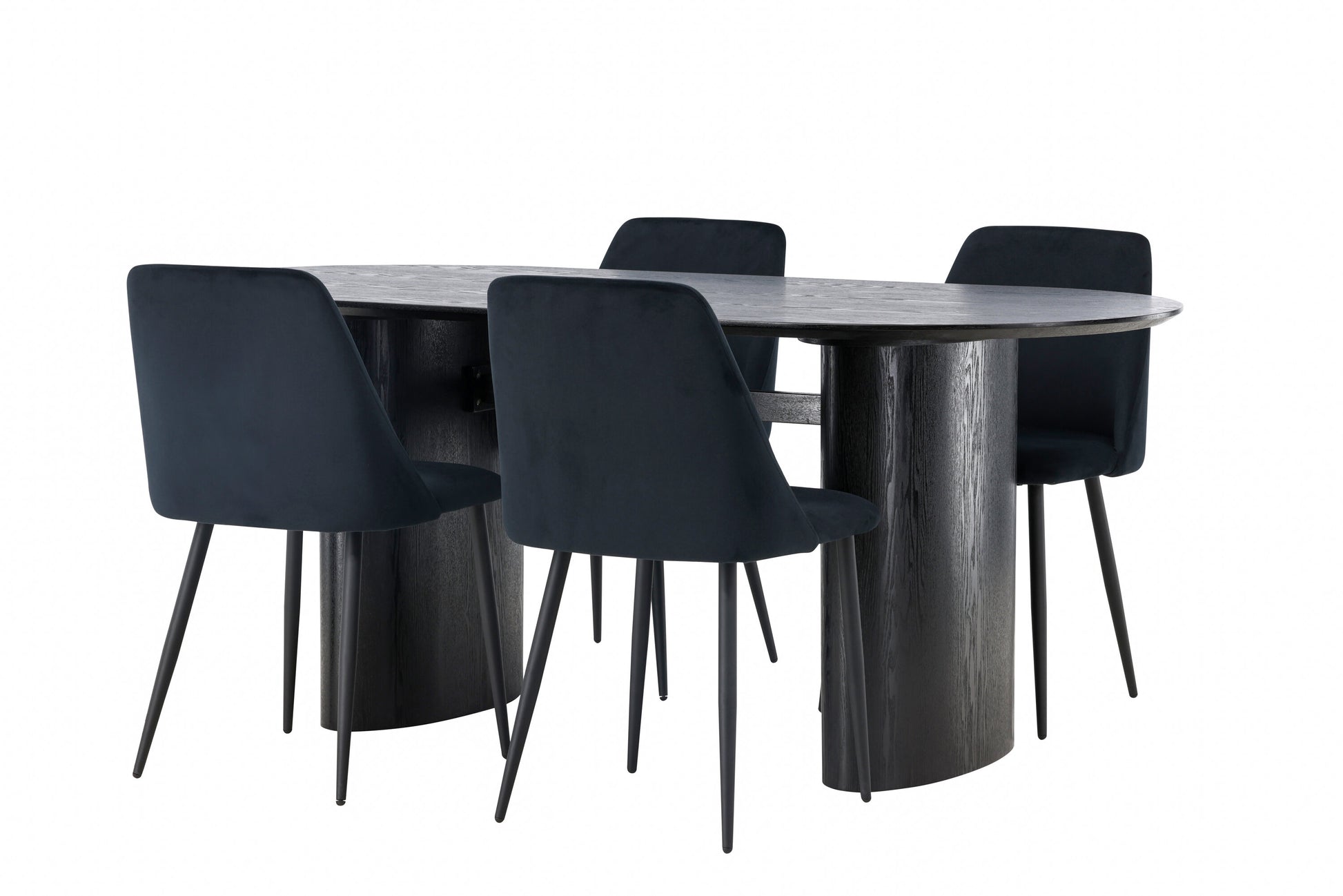 Isolde Matbord med Night Stolarna – Bord: 75x180x90 Stol: 56x87x49