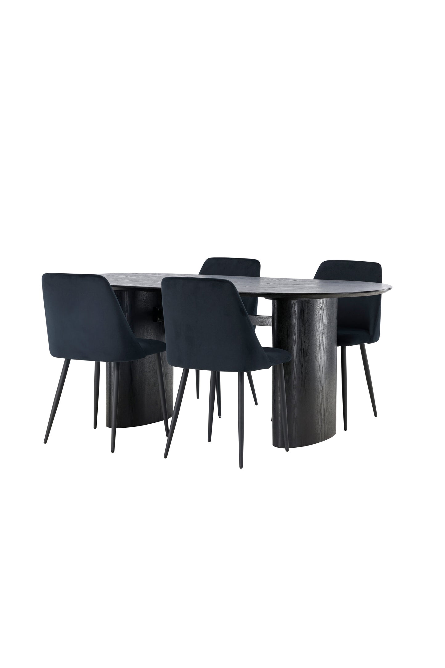 Isolde Matbord med Night Stolarna – Bord: 75x180x90 Stol: 56x87x49