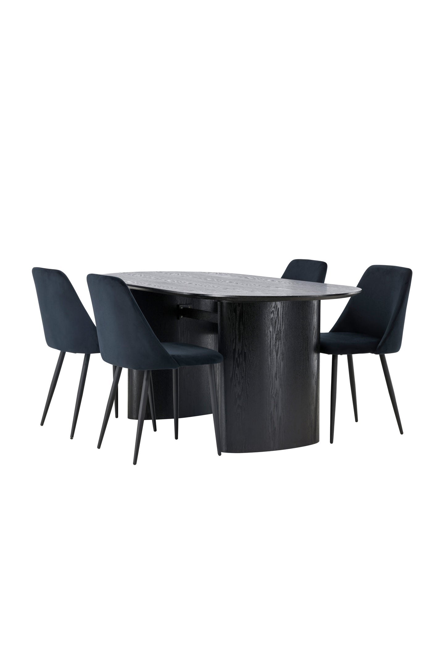 Isolde Matbord med Night Stolarna – Bord: 75x180x90 Stol: 56x87x49