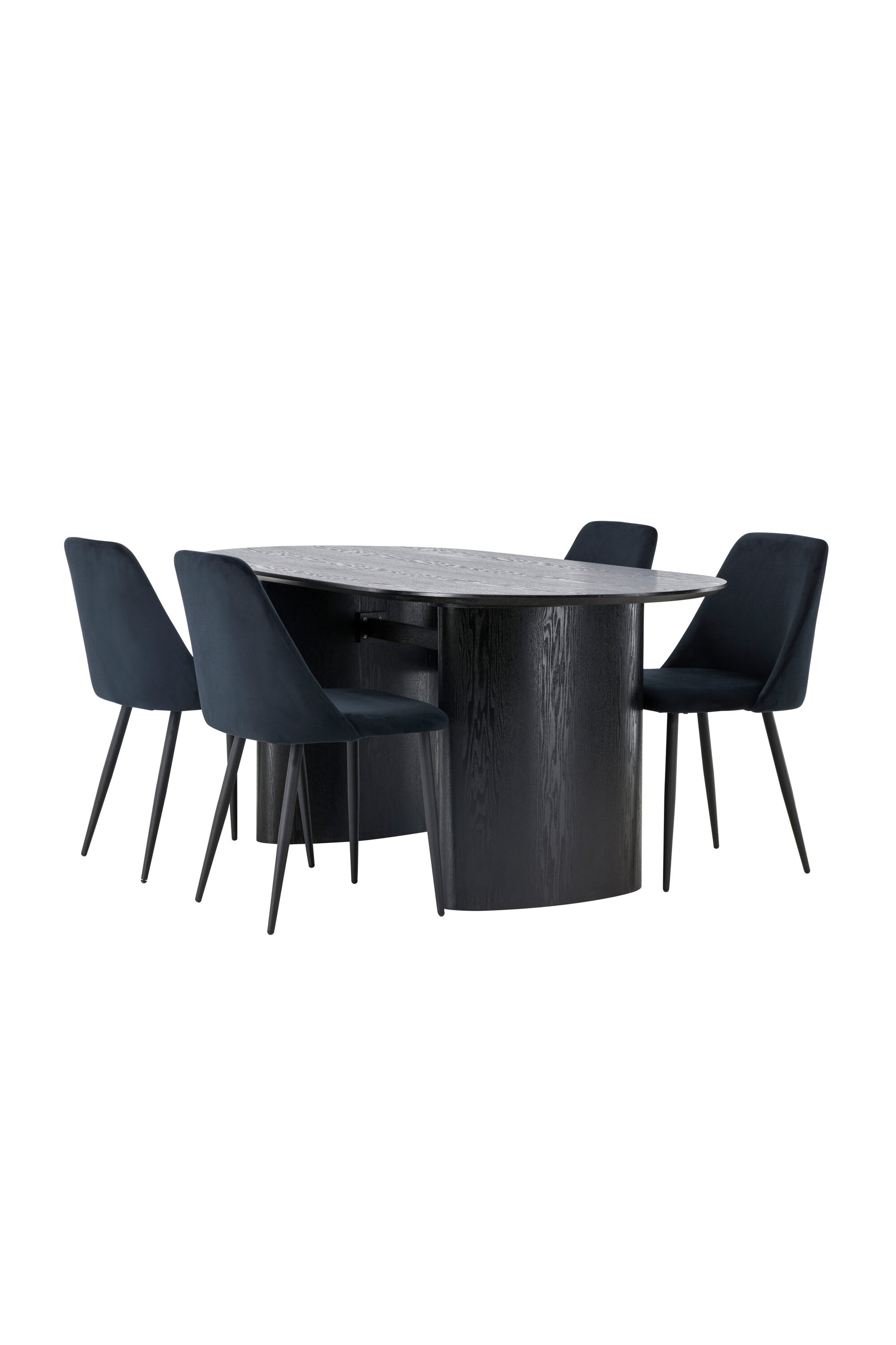 Isolde Matbord med Night Stolarna – Bord: 75x180x90 Stol: 56x87x49