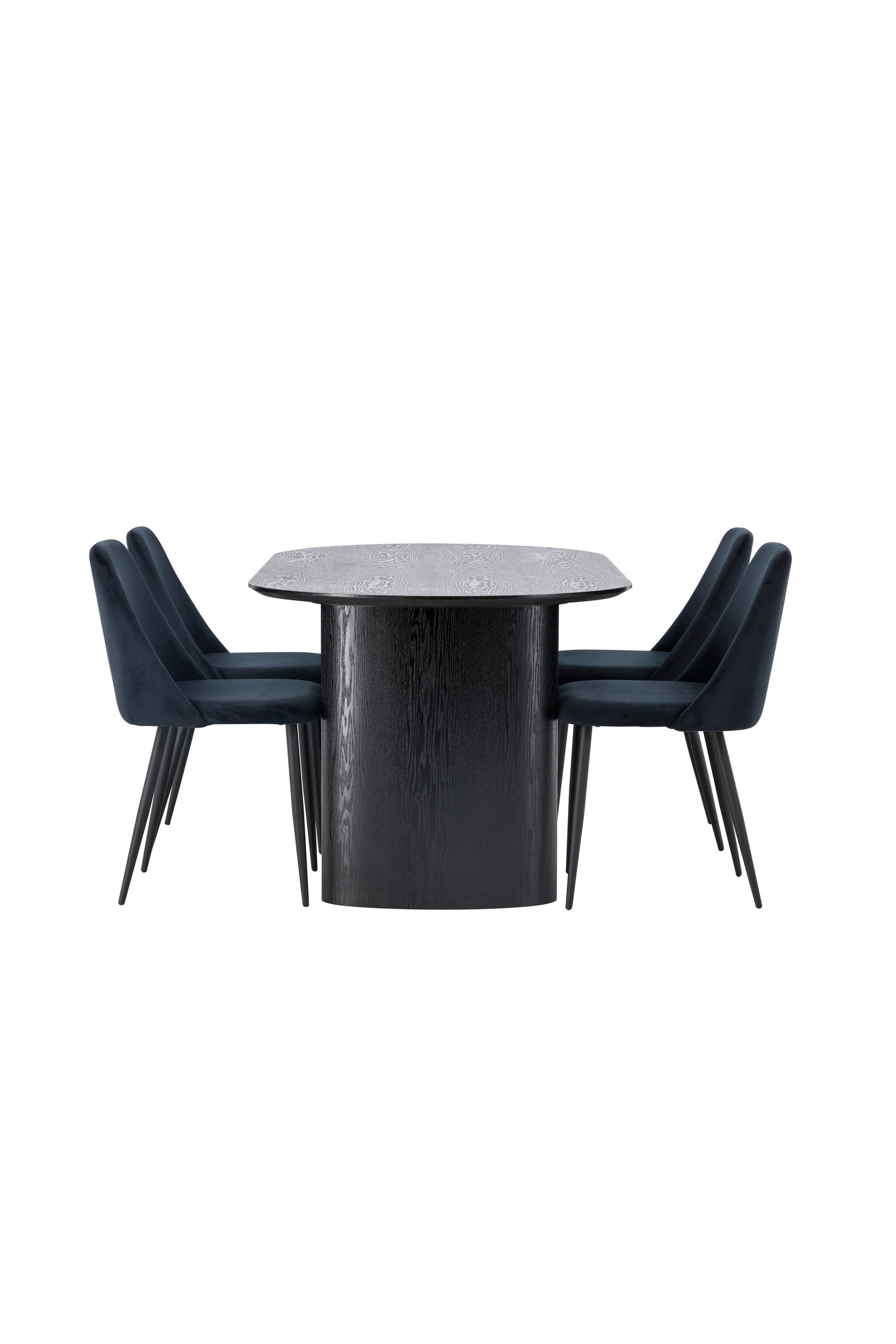 Isolde Matbord med Night Stolarna – Bord: 75x180x90 Stol: 56x87x49