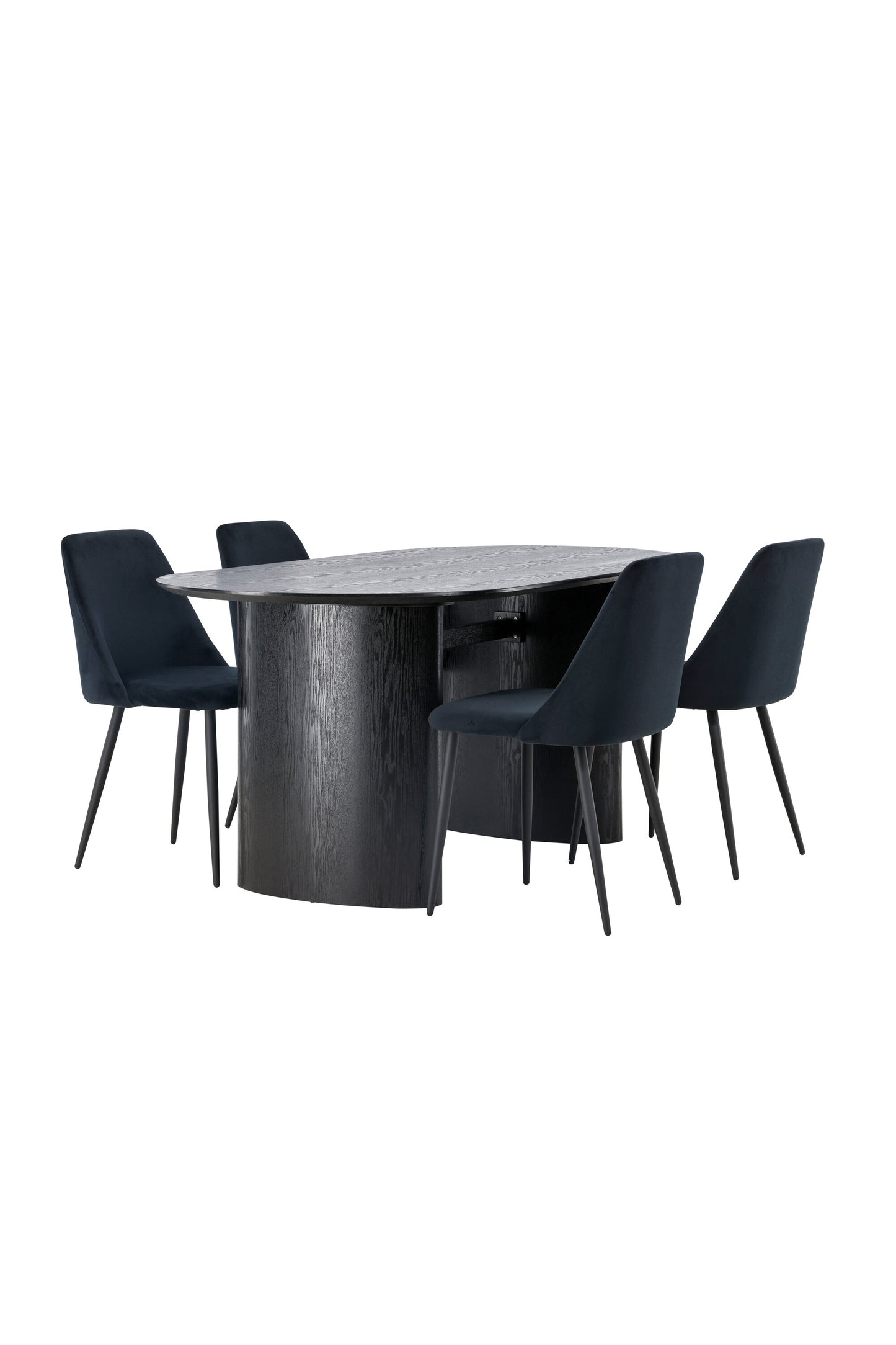 Isolde Matbord med Night Stolarna – Bord: 75x180x90 Stol: 56x87x49