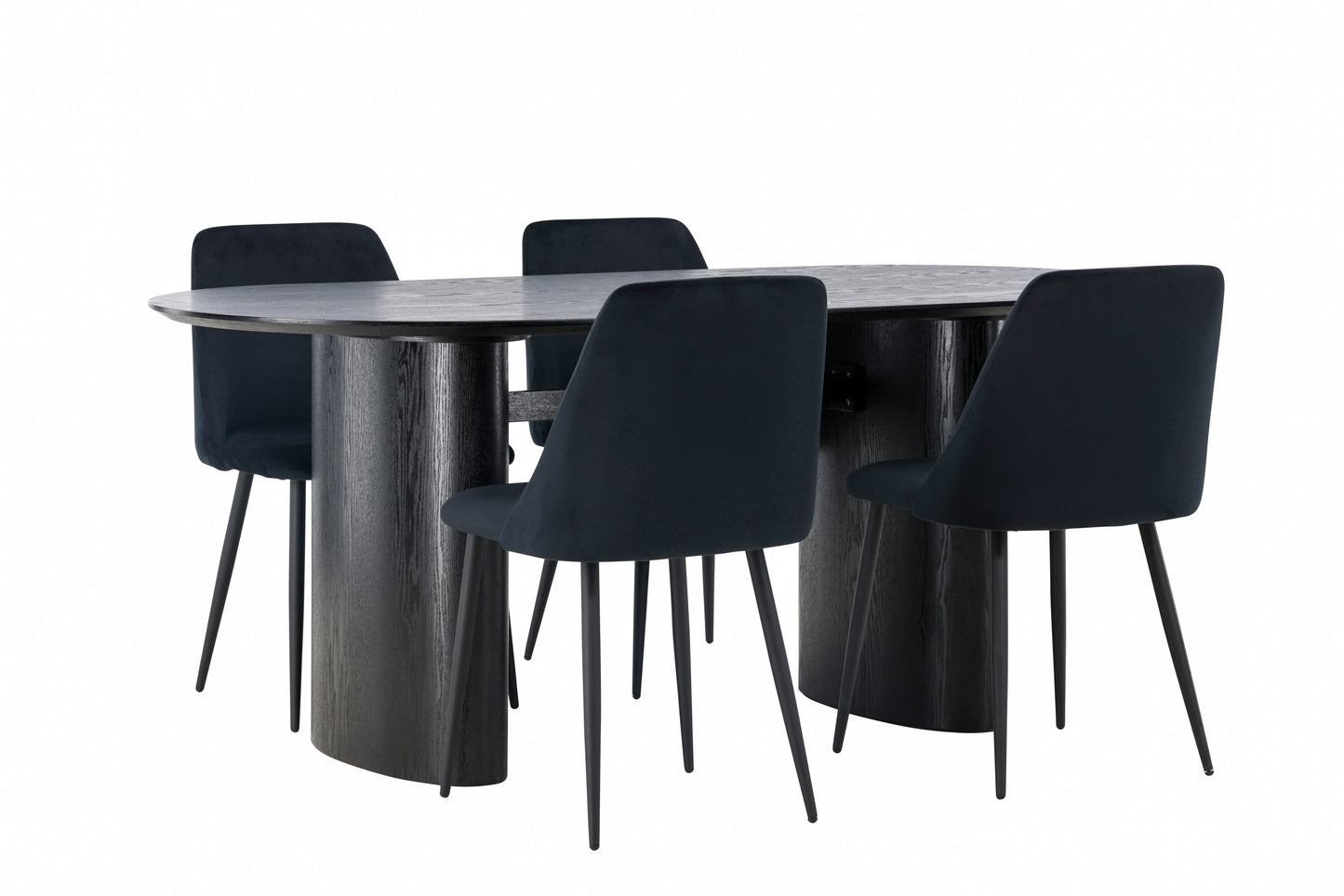 Isolde Matbord med Night Stolarna – Bord: 75x180x90 Stol: 56x87x49