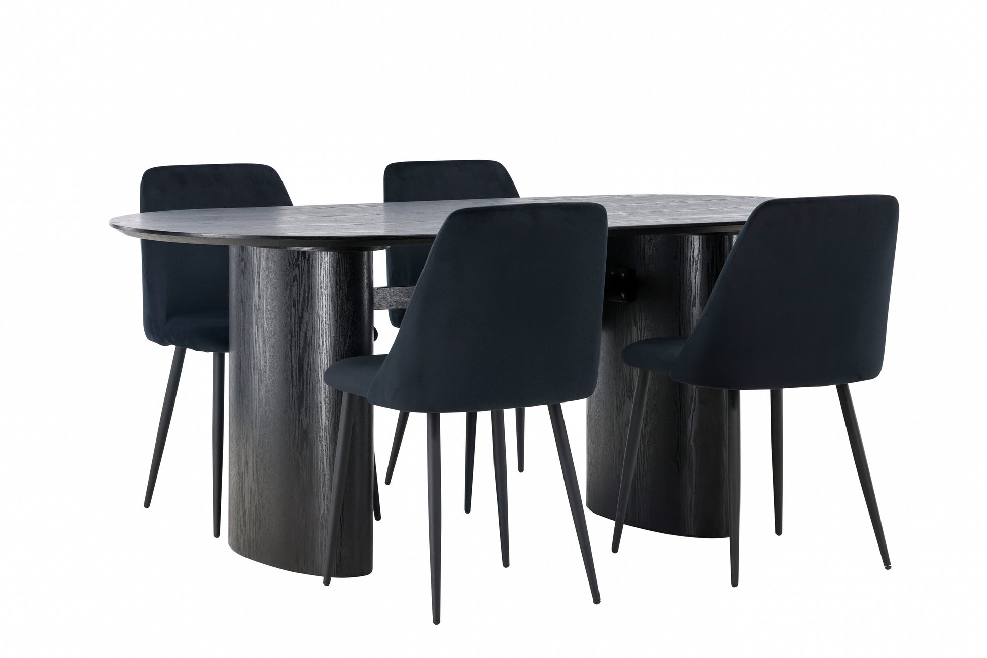 Isolde Matbord med Night Stolarna – Bord: 75x180x90 Stol: 56x87x49