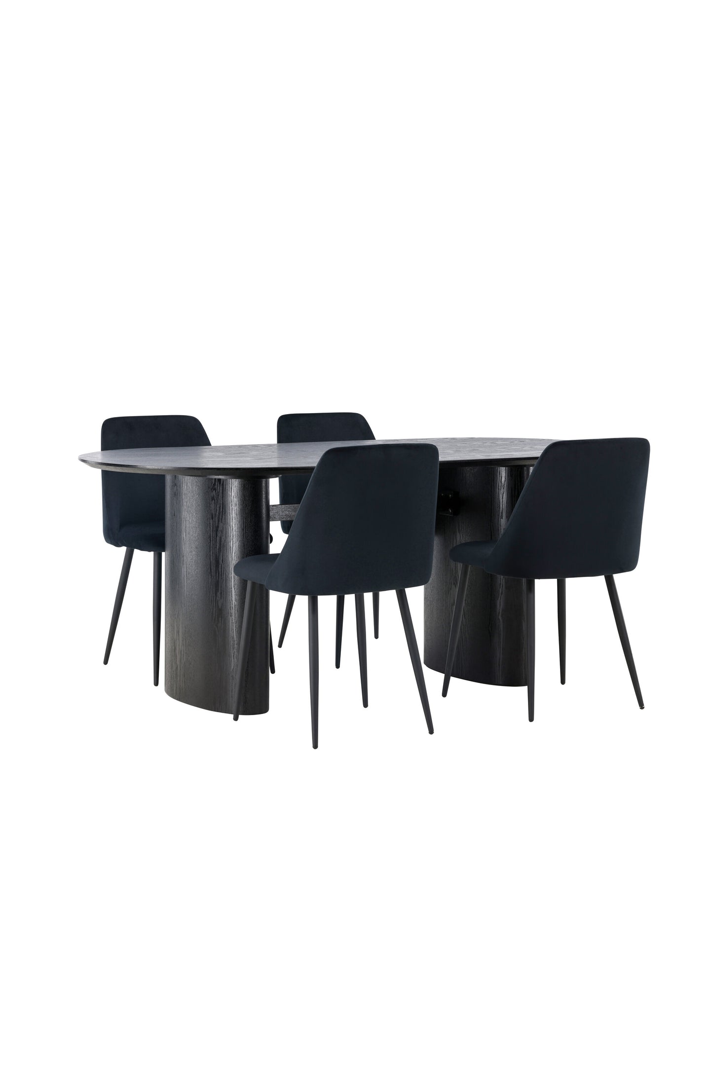 Isolde Matbord med Night Stolarna – Bord: 75x180x90 Stol: 56x87x49