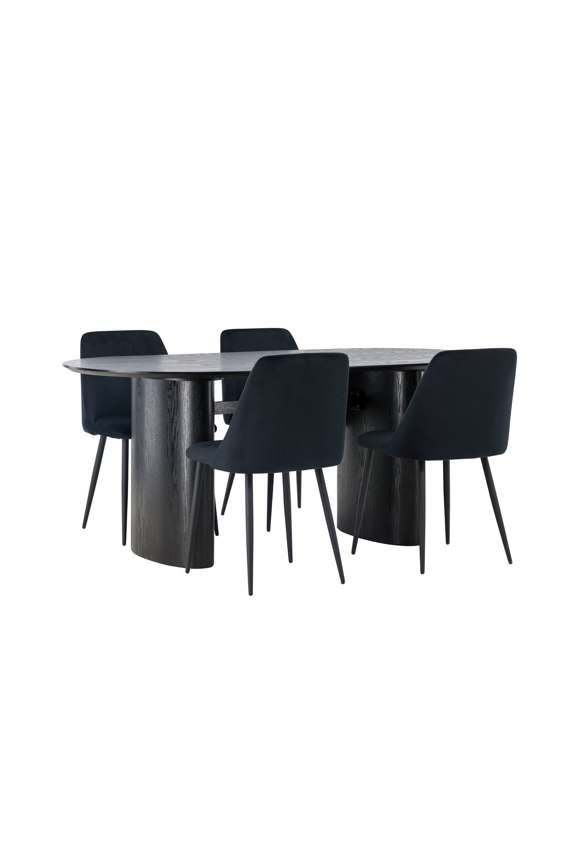 Isolde Matbord med Night Stolarna – Bord: 75x180x90 Stol: 56x87x49