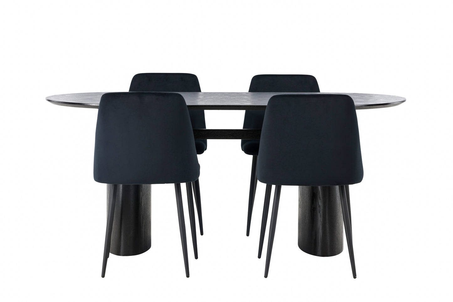 Isolde Matbord med Night Stolarna – Bord: 75x180x90 Stol: 56x87x49