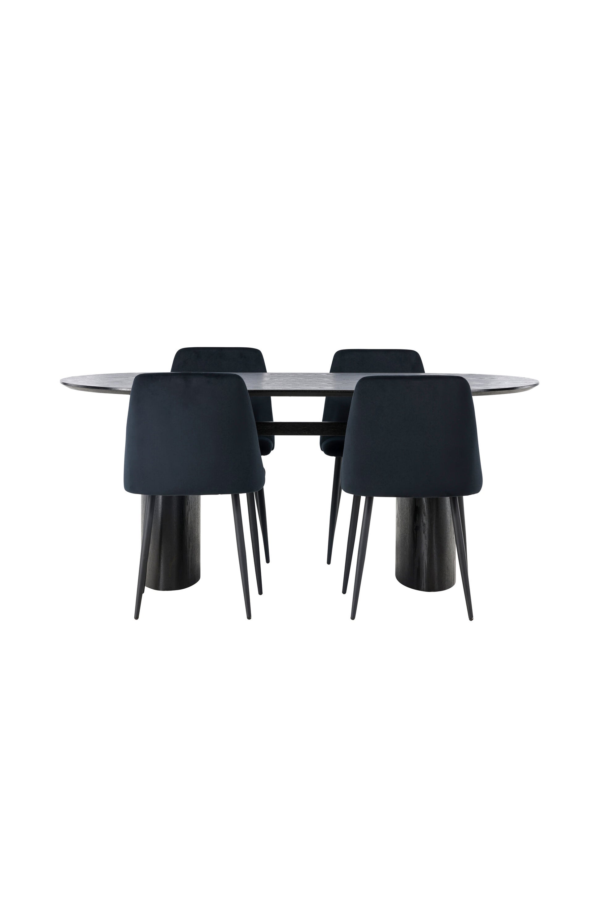 Isolde Matbord med Night Stolarna – Bord: 75x180x90 Stol: 56x87x49