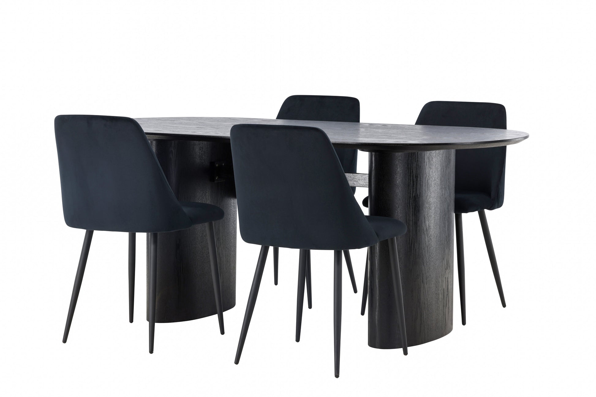 Isolde Matbord med Night Stolarna – Bord: 75x180x90 Stol: 56x87x49