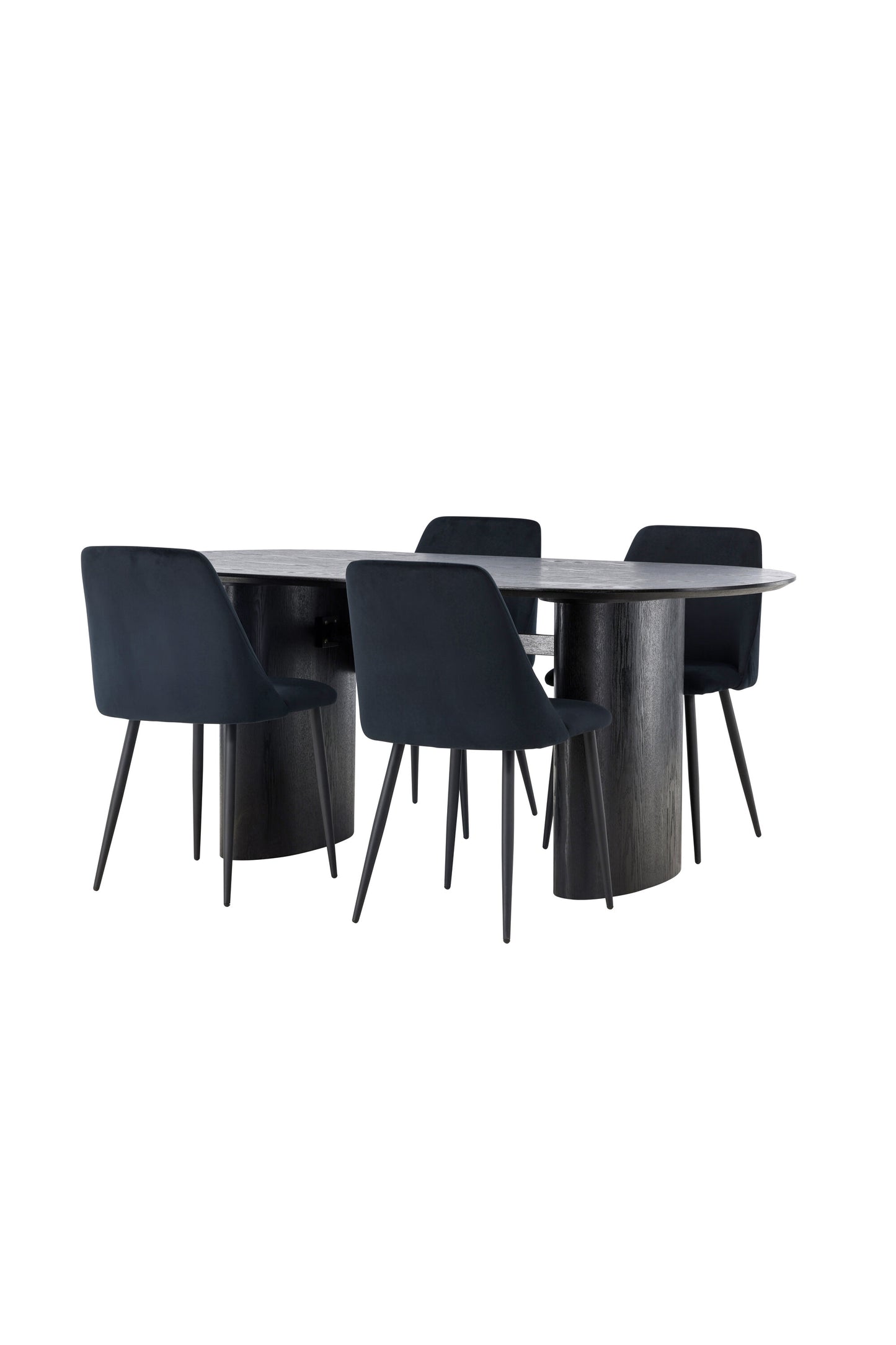 Isolde Matbord med Night Stolarna – Bord: 75x180x90 Stol: 56x87x49