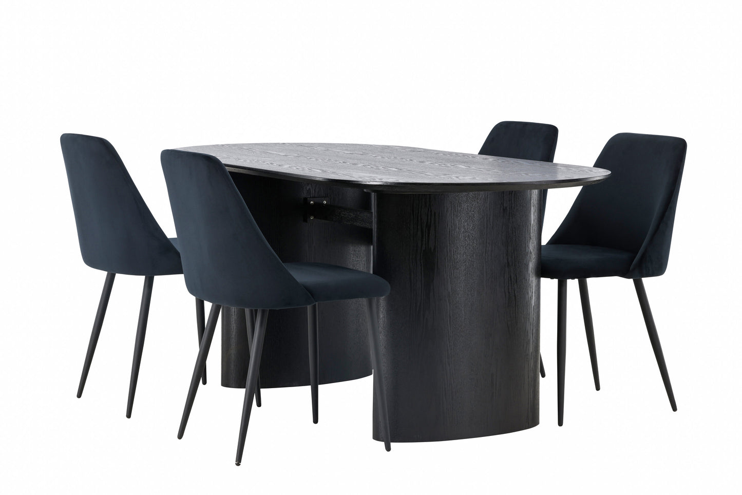 Isolde Matbord med Night Stolarna – Bord: 75x180x90 Stol: 56x87x49